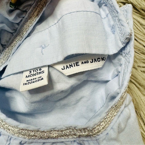 Janie & Jack lemon print one piece - Picture 4 of 5